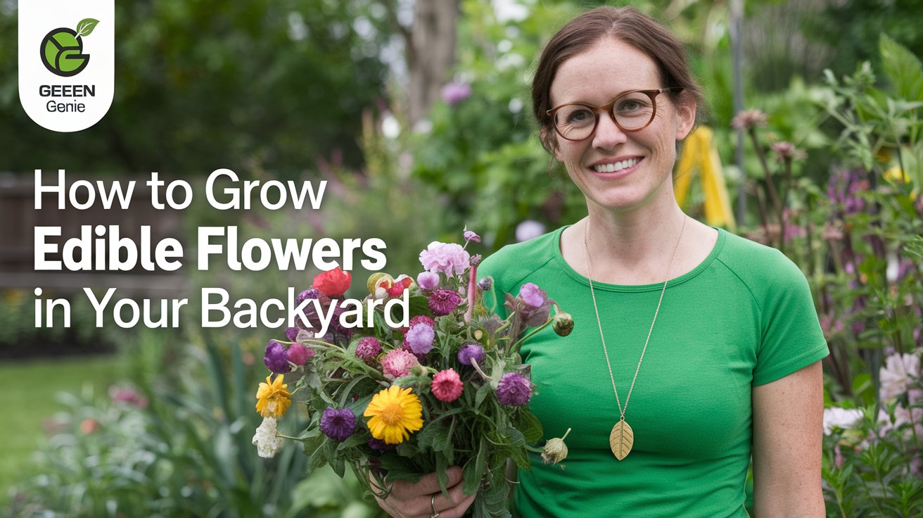 how to grow edible flowers in your backyard"